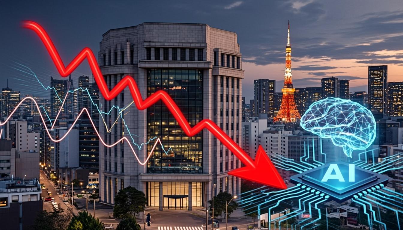 日経平均882円安 - 半導体株利益確定売りの影響